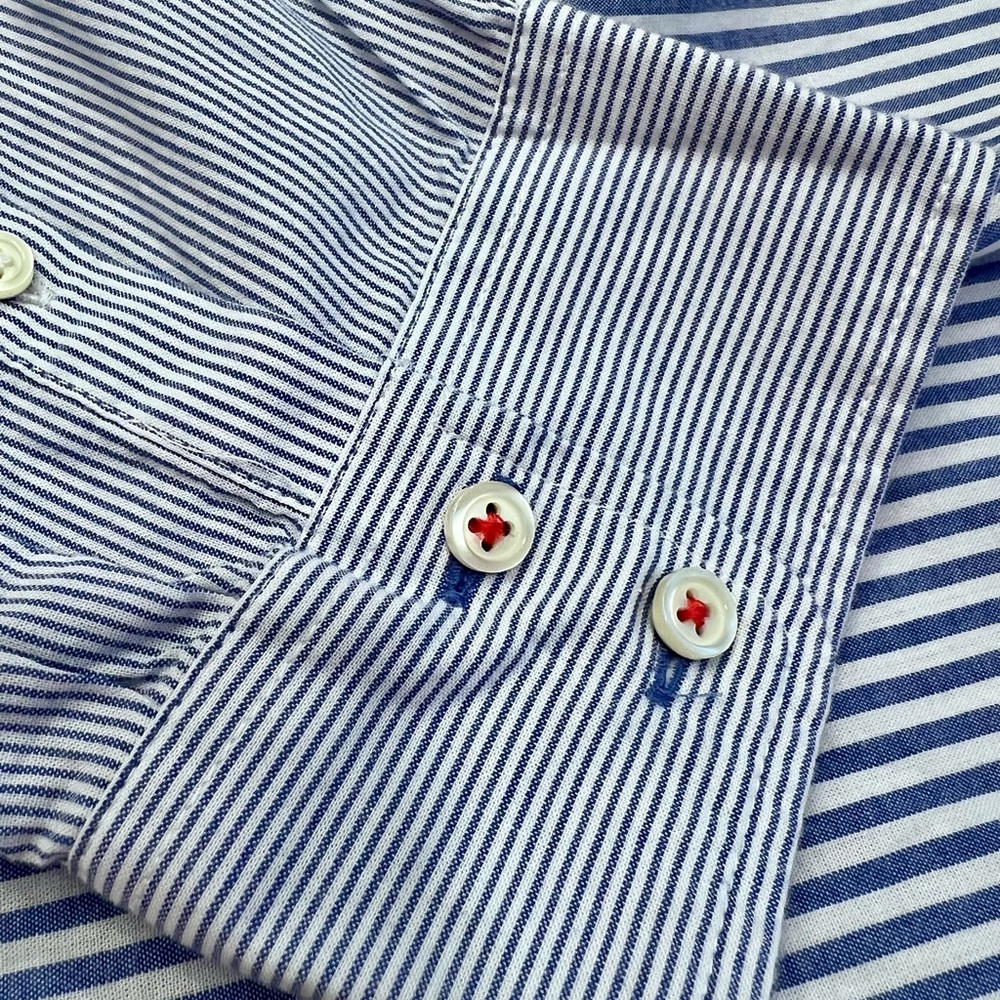 NWT TALBOTS LONG SLEEVE STRIPED SHIRT - Picture 6 of 6